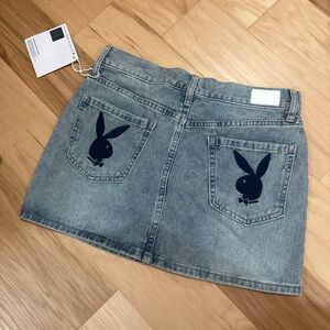 NEW WITH TAGS Playboy Denim Mini Skirt